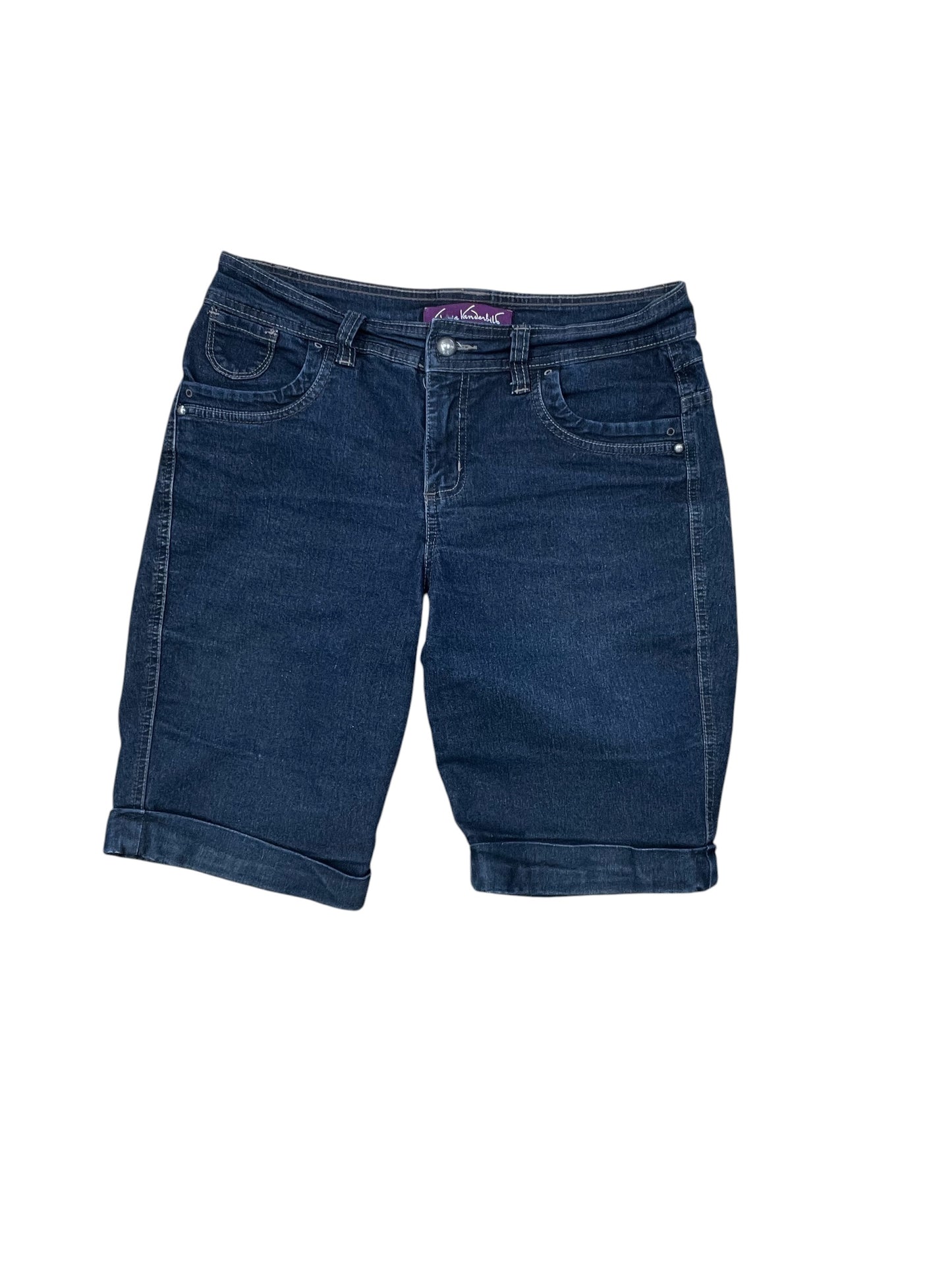 Shorts By Gloria Vanderbilt In Blue, Size:8