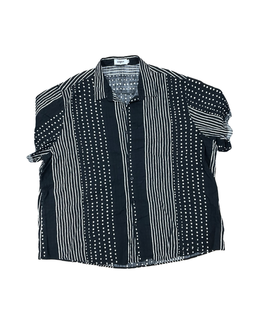 Top Ss By Clothes Mentor In Black & White, Size:3X