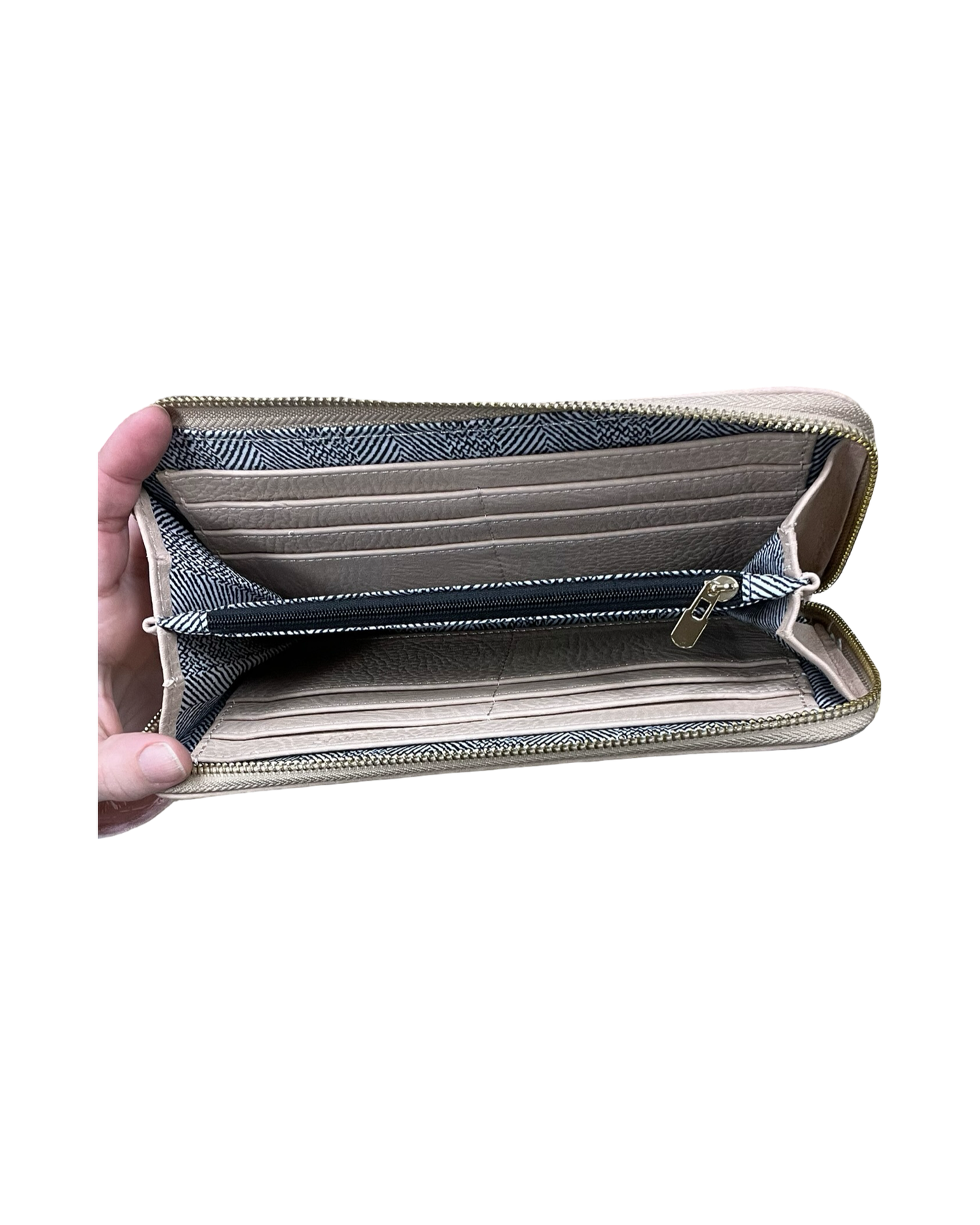 Wallet By Clothes Mentor In Tan, Size:Large