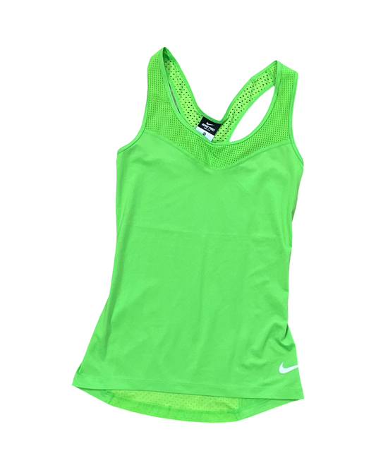 Athletic Tank Top By Nike In Green, Size:Xs