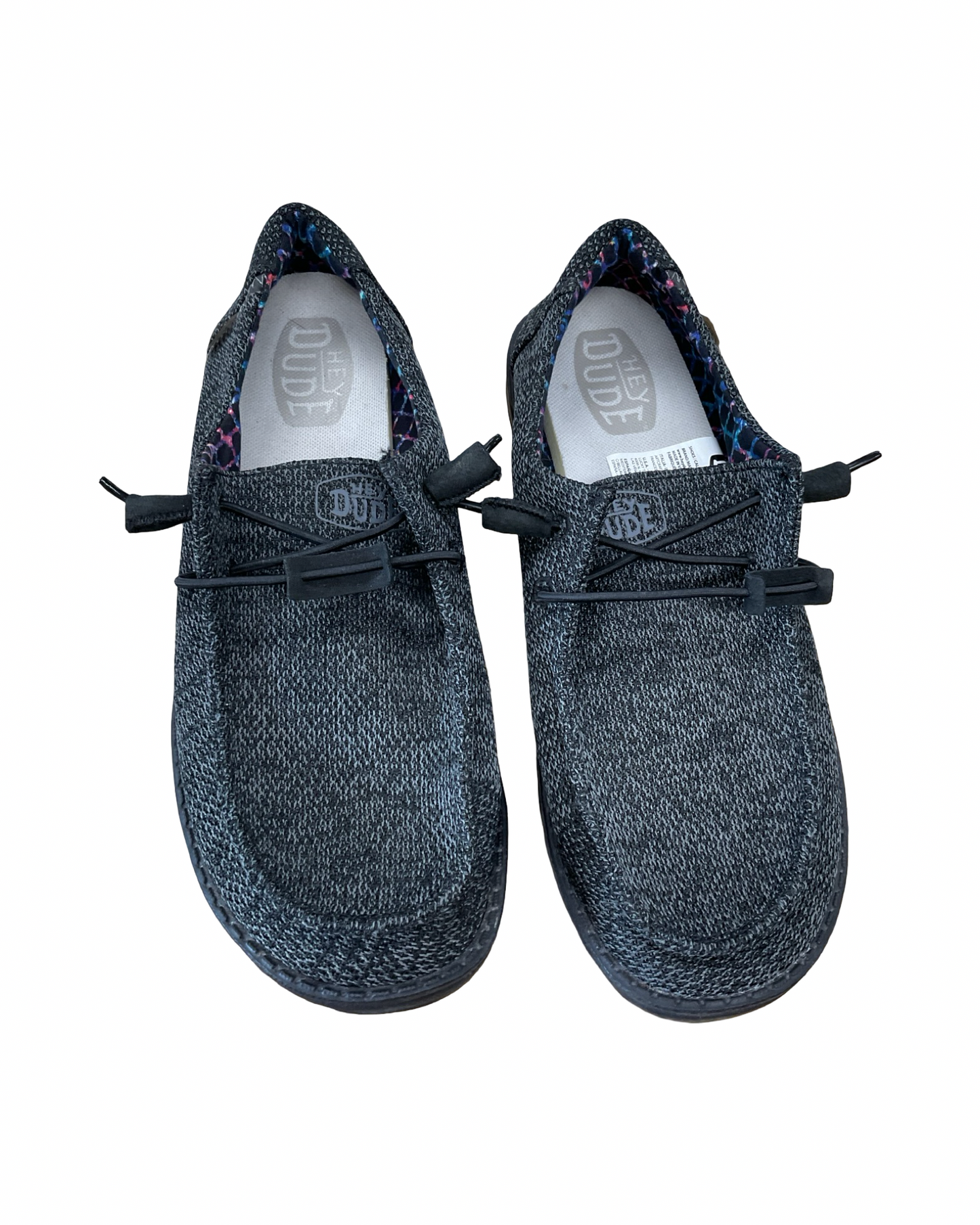 Shoes Flats By Hey Dude In Grey, Size:10
