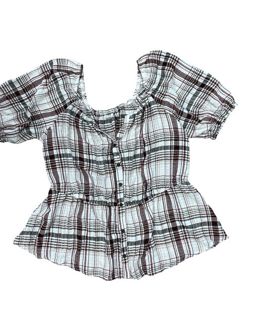 Top Ss By Maurices In Red & White, Size:Xl