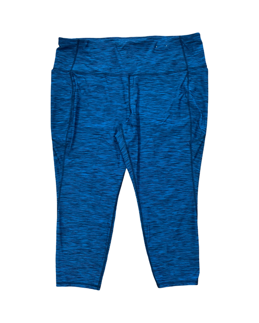 Athletic Leggings By Xersion In Blue, Size:3X