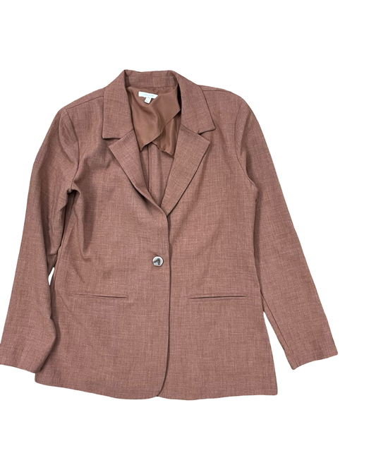 Blazer By Maurices In Bronze, Size:M