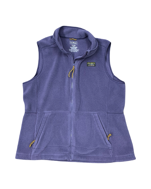 Vest Fleece By L.L. Bean In Purple, Size:Xl