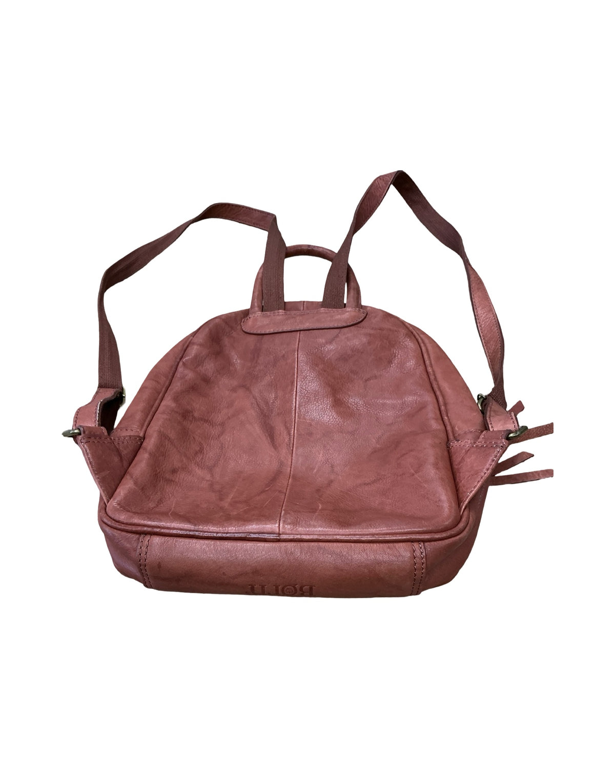Backpack Leather By Born In Brown, Size:Small