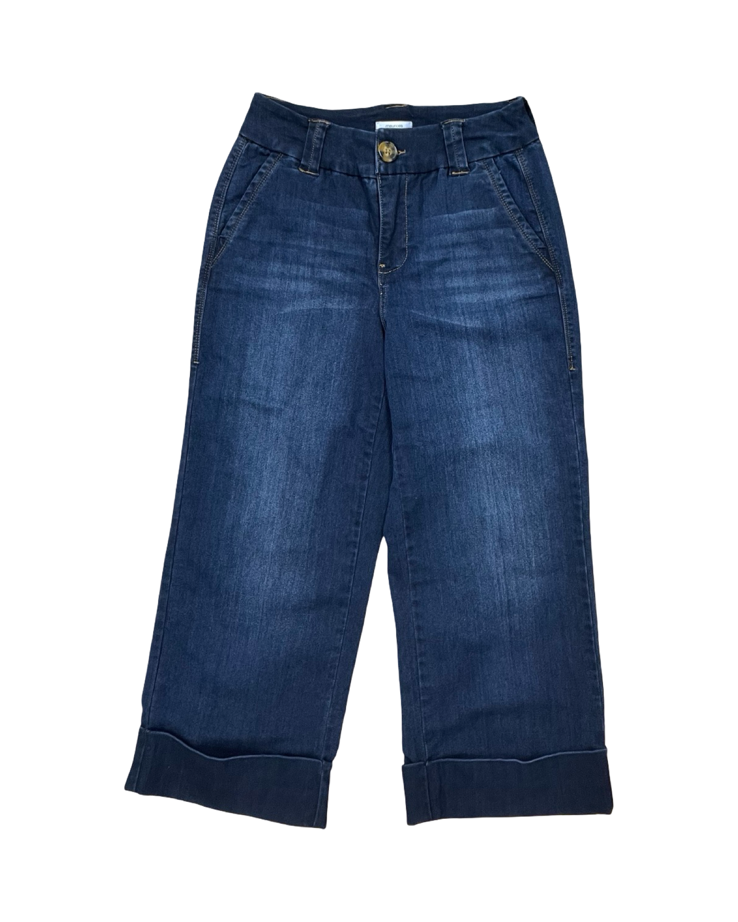 Jeans Cropped By Maurices In Blue Denim, Size:4