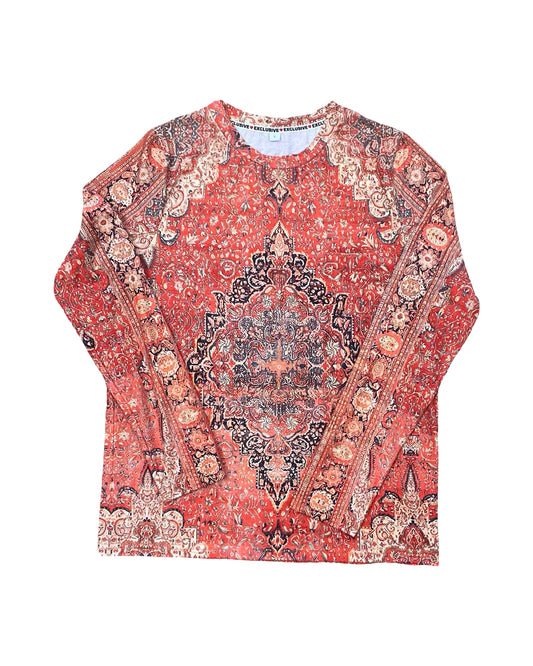 Top Ls By Exclusive In Orange, Size:L