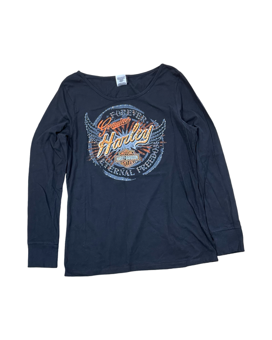 Top Ls By Harley Davidson In Black, Size:Xl