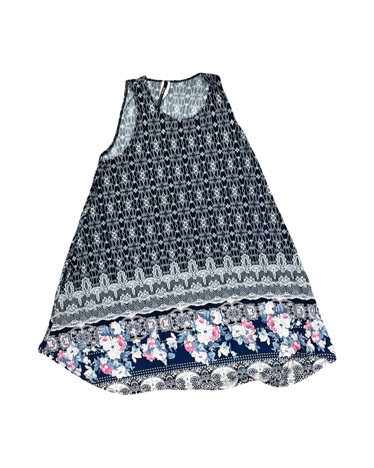 Dress Casual Short By Clothes Mentor In Navy, Size:L