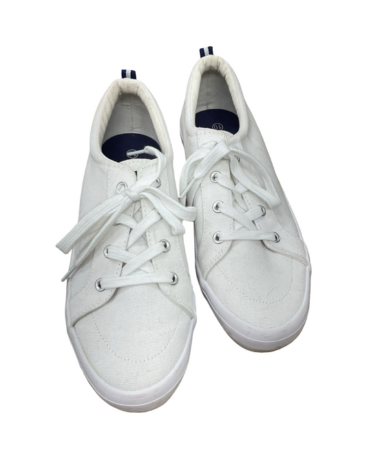 Shoes Sneakers By Clothes Mentor In White, Size:10