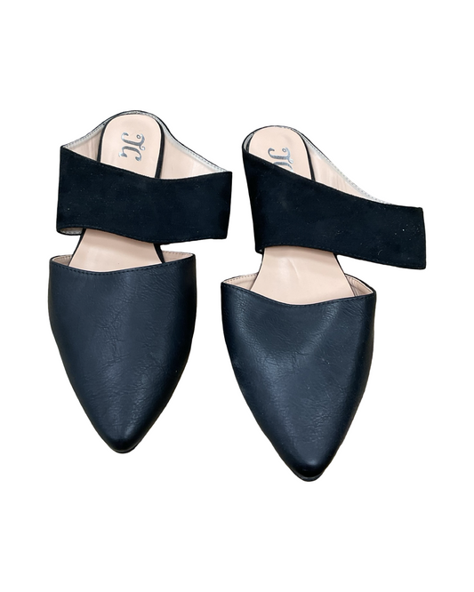 Shoes Flats By Clothes Mentor In Black, Size:11