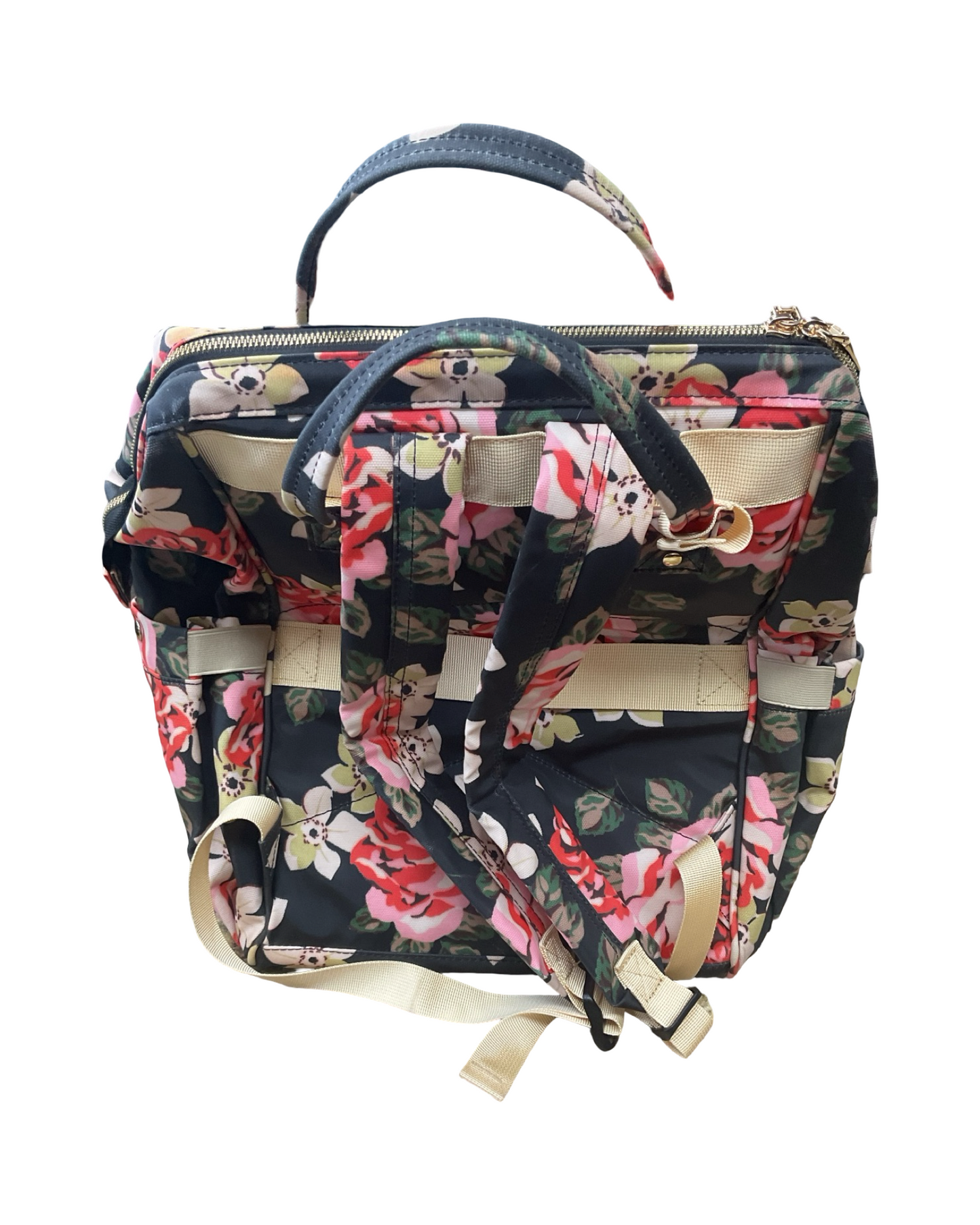 Backpack By Clothes Mentor In Floral Print, Size:Large