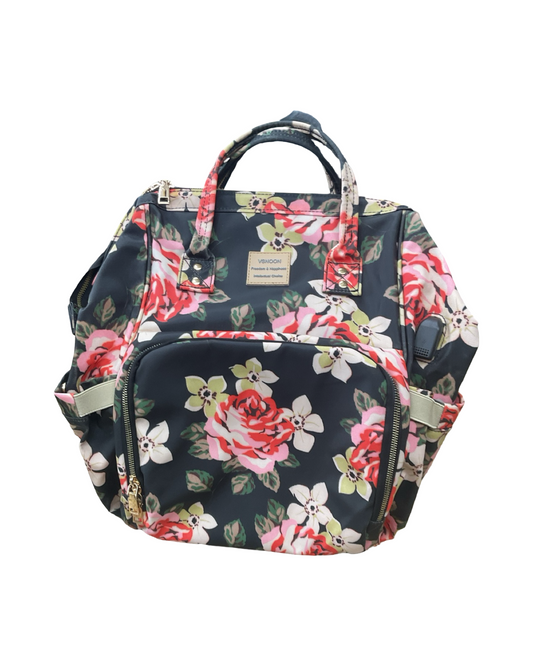 Backpack By Clothes Mentor In Floral Print, Size:Large