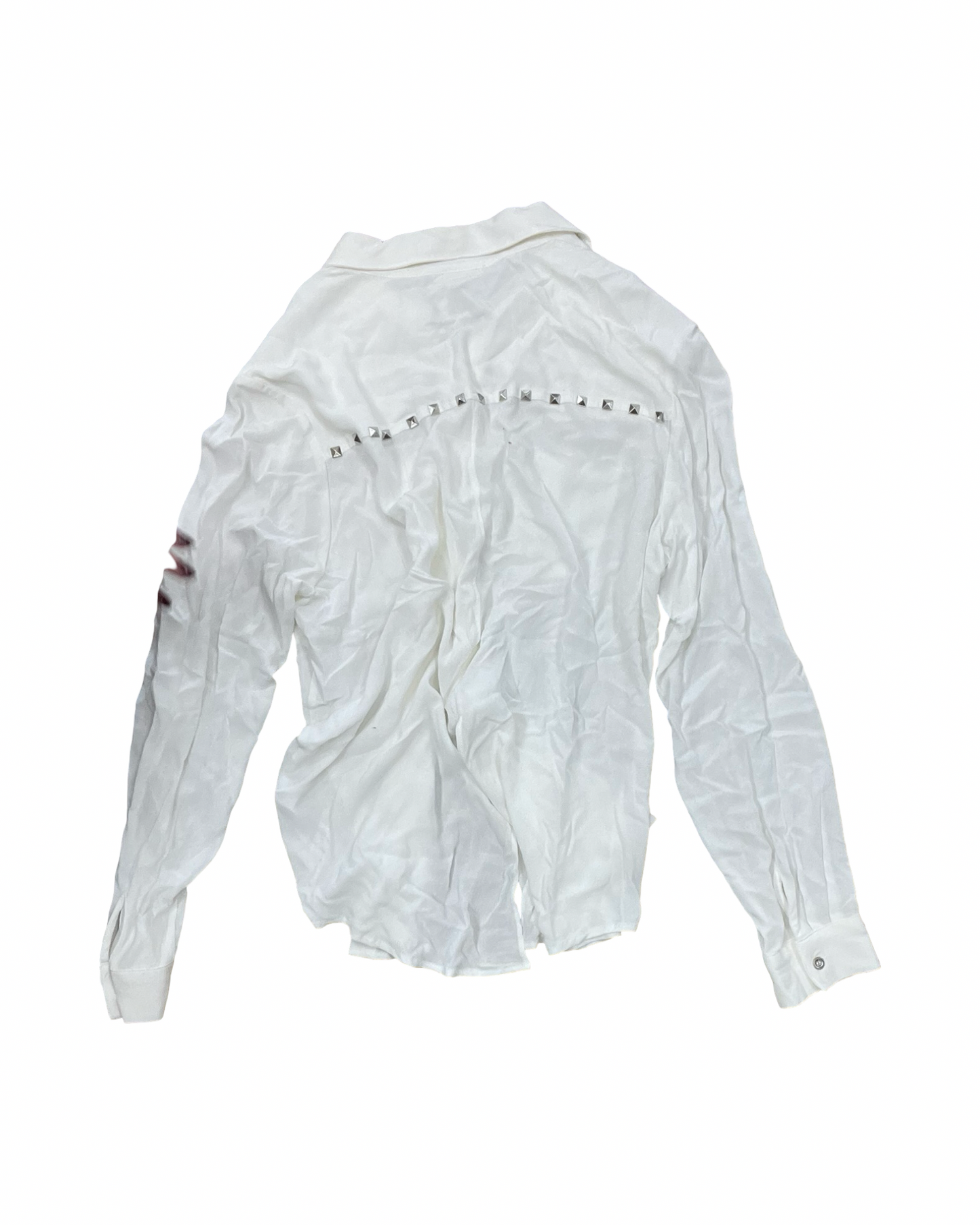 Blouse Ls By Ariat In Cream, Size:M