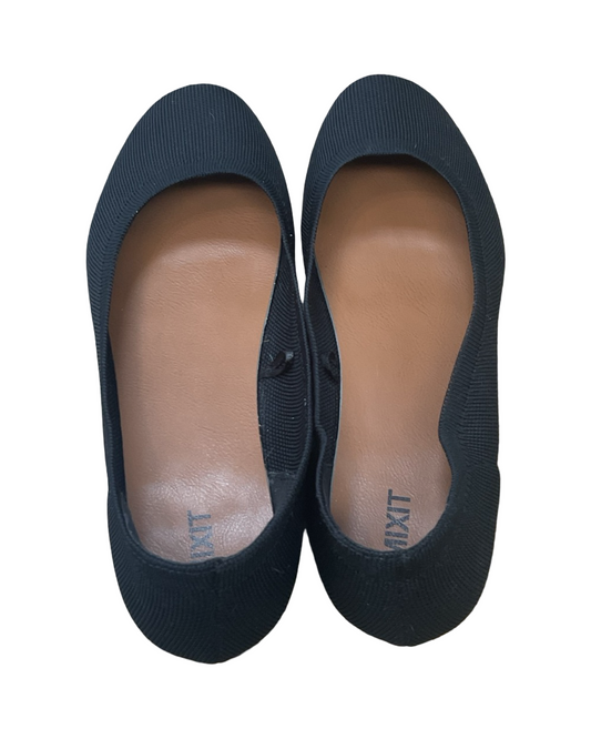 Shoes Flats By Mix It In Black, Size:11