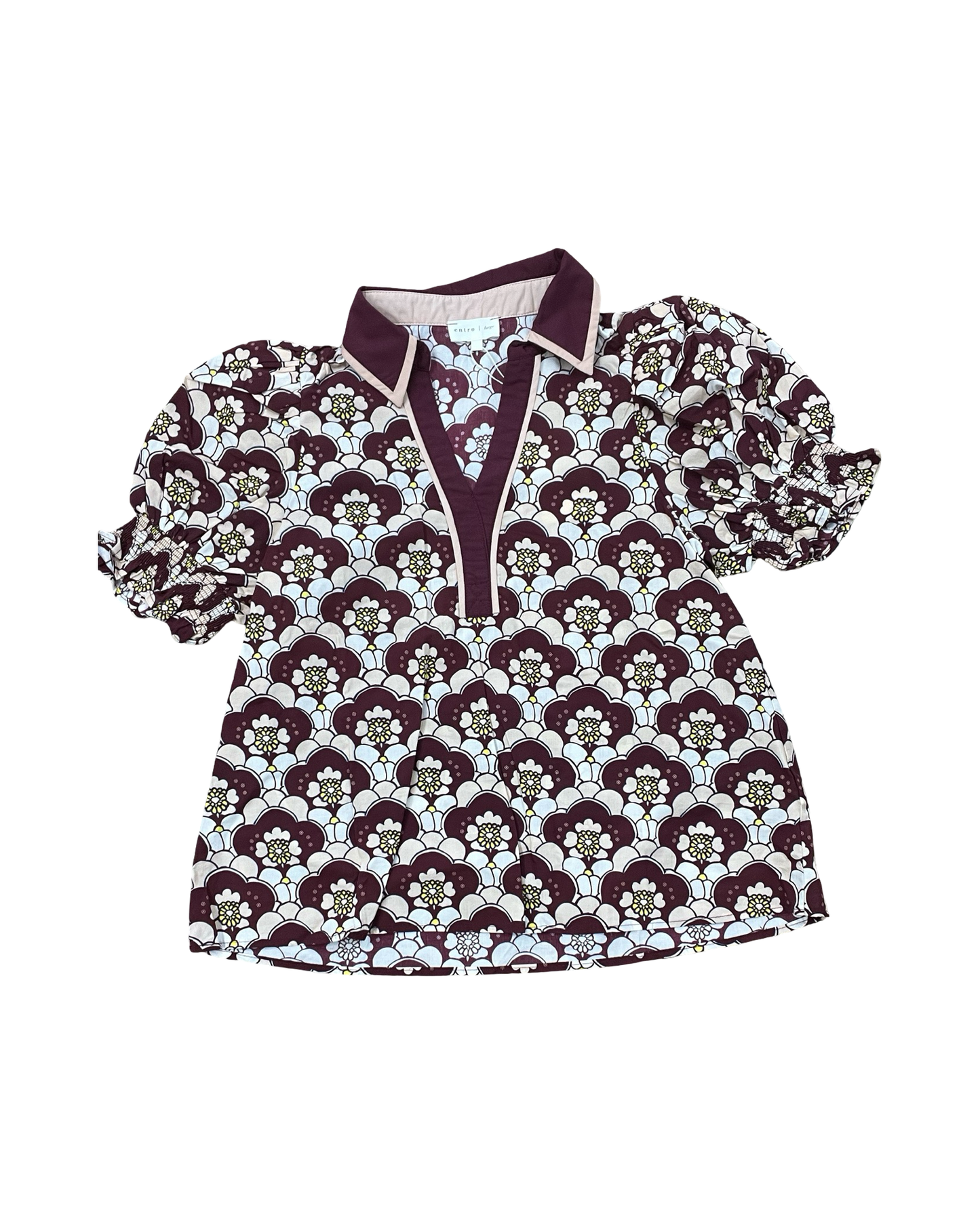 Top Ss By Entro In Maroon, Size:L