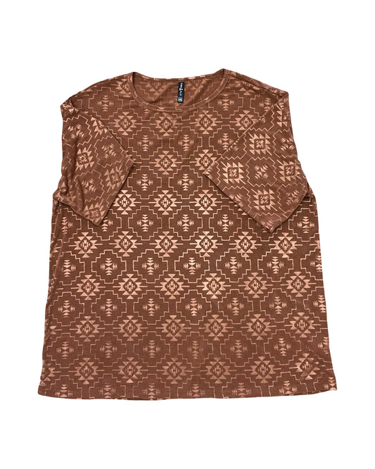 Tunic Ss By Clothes Mentor In Orange, Size:Xl