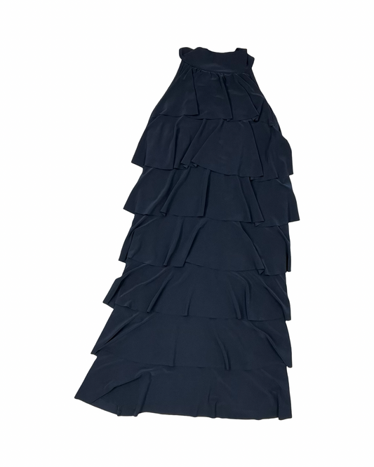 Dress Party Midi By Susan Lawrence In Black, Size:M