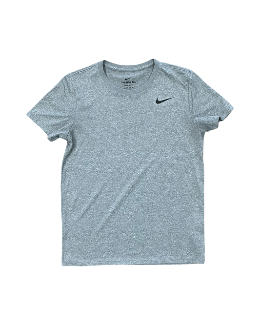 Athletic Top Ss By Nike In Grey, Size:Xs