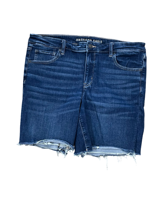 Shorts By American Eagle In Blue Denim, Size:18