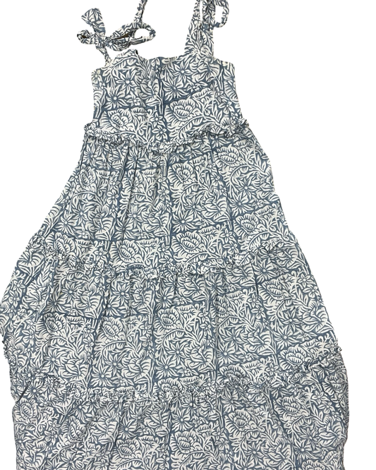 Dress Casual Maxi By Clothes Mentor In Blue & White, Size:S