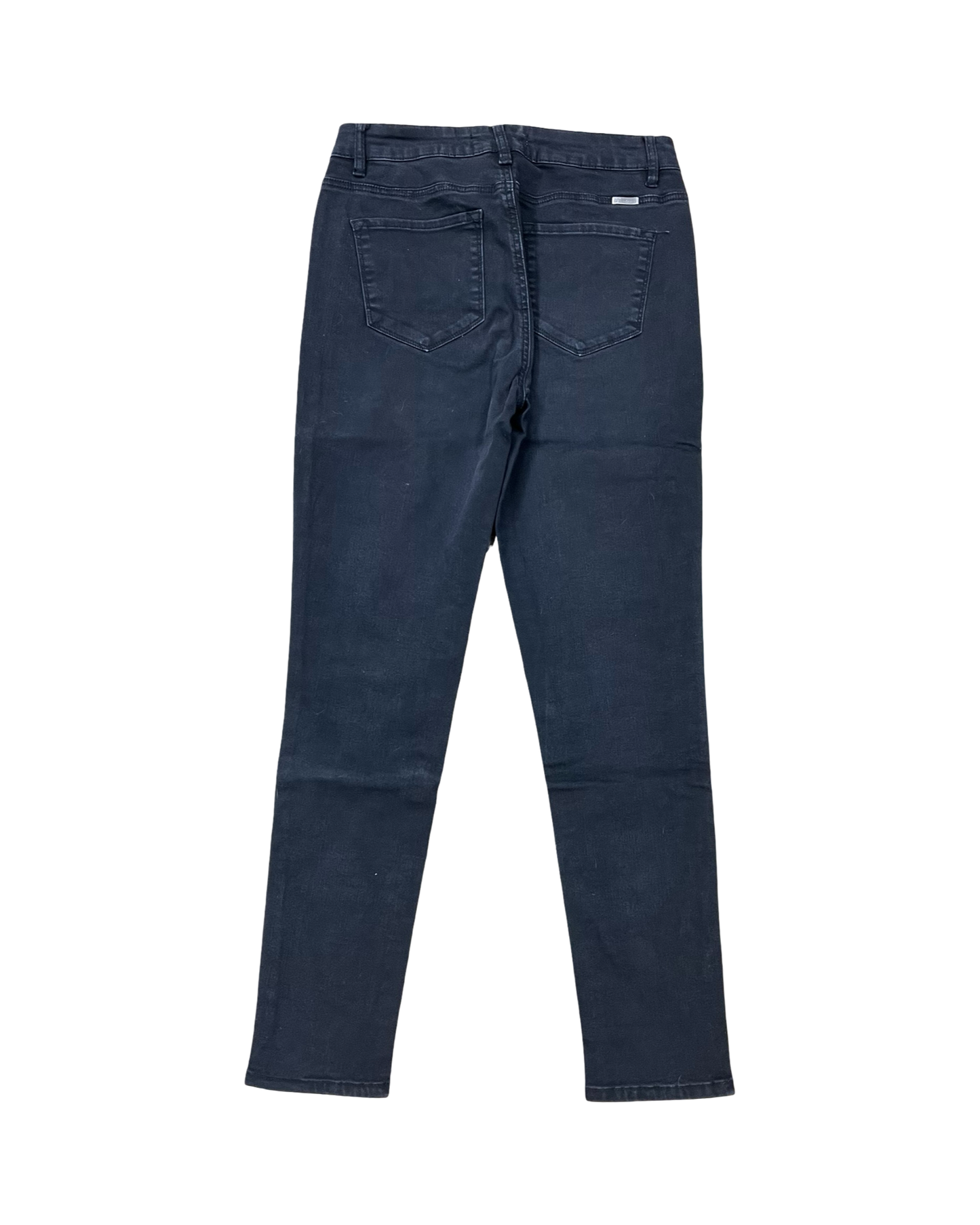 Jeans Straight By Kancan In Black Denim, Size:10