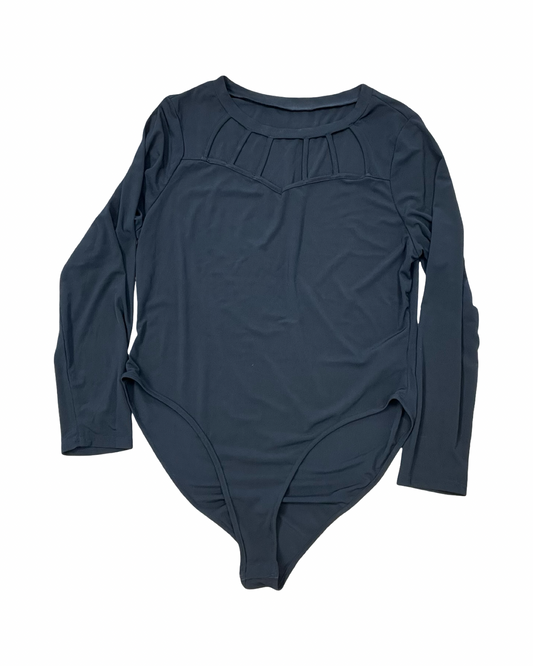 Bodysuit By Shein In Black, Size:1X