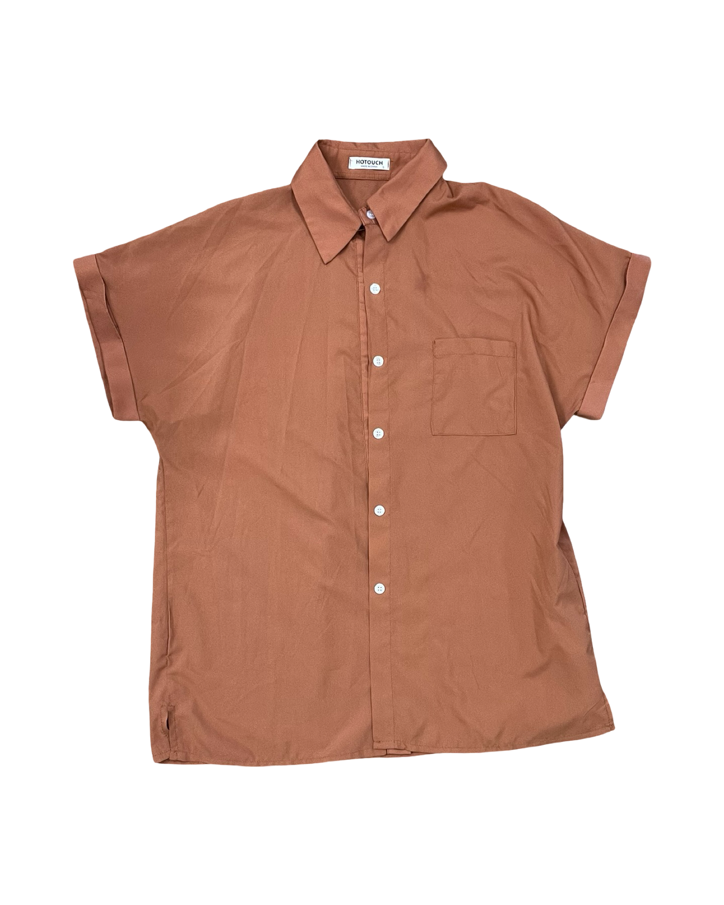 Top Ss By Clothes Mentor In Orange, Size:S