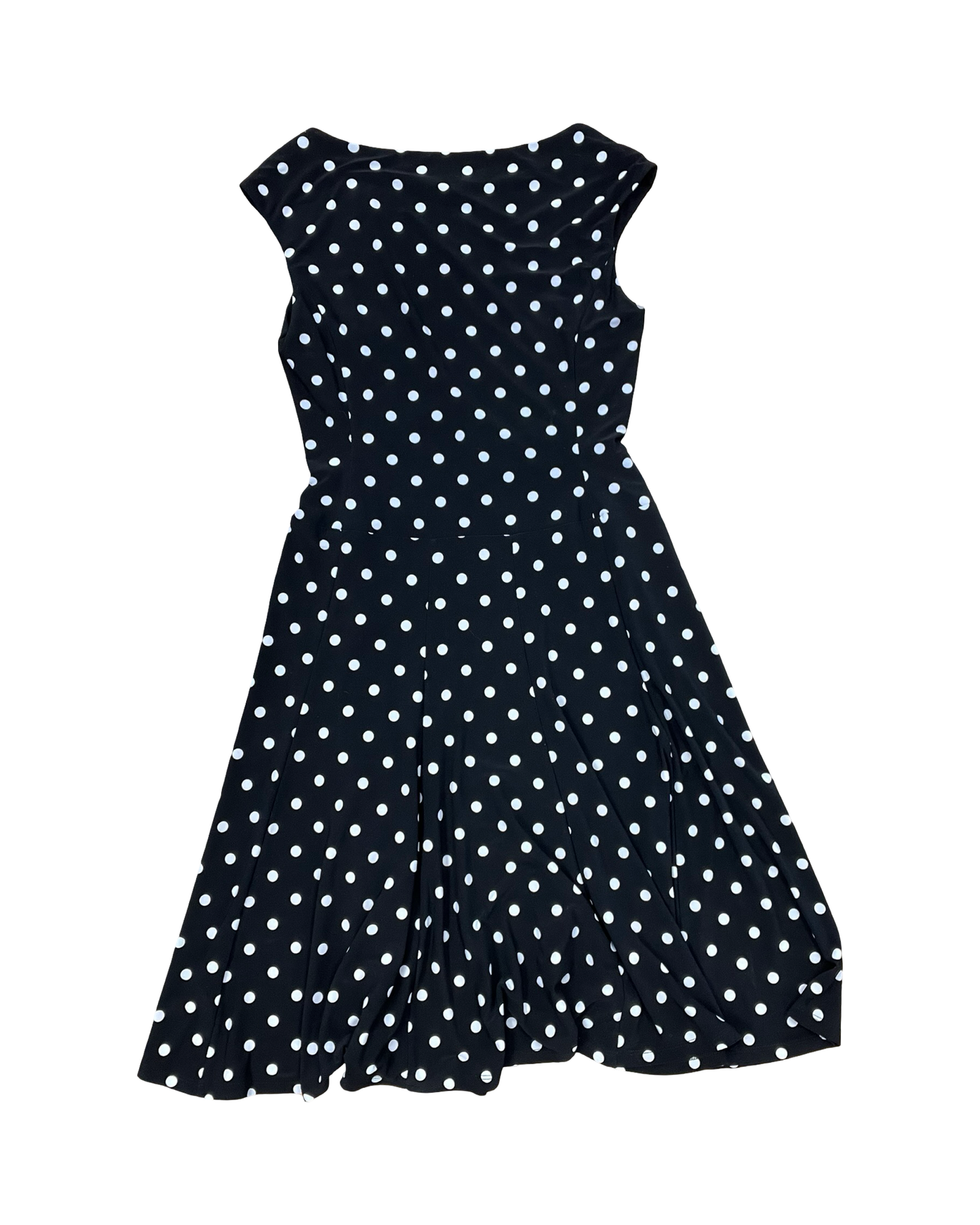 Dress Work By Lauren By Ralph Lauren In Polkadot Pattern, Size:S
