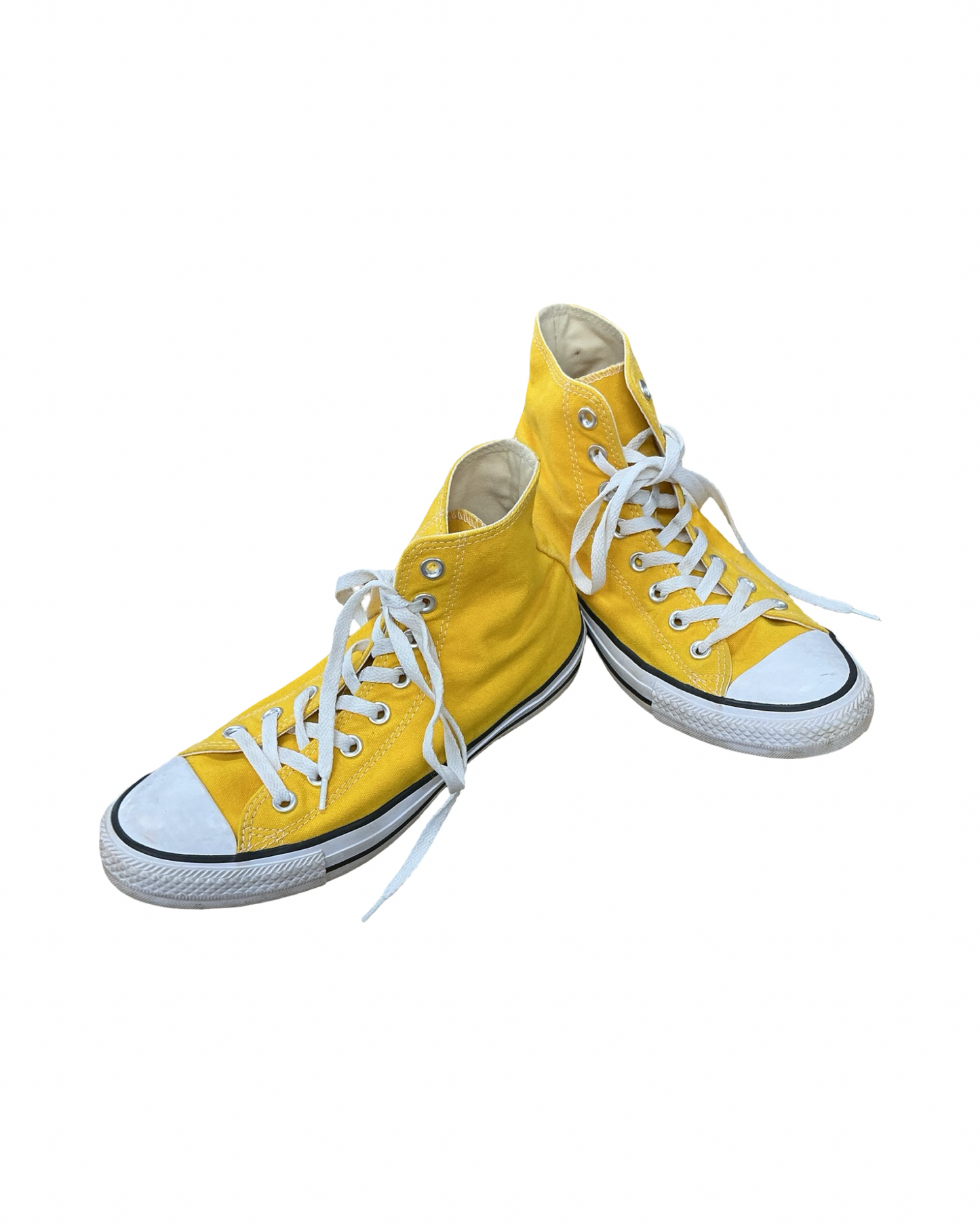 Shoes Sneakers By Converse In Yellow, Size:9