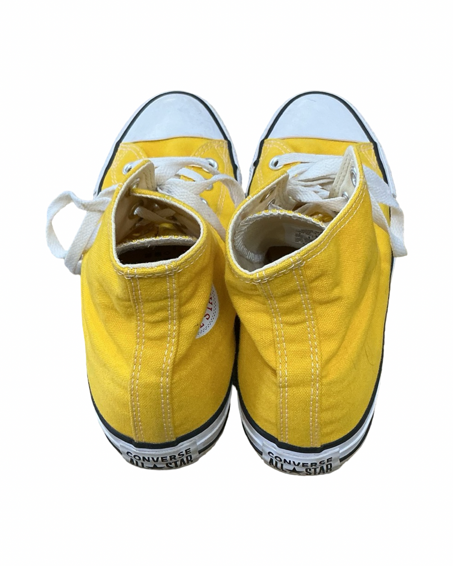 Shoes Sneakers By Converse In Yellow, Size:9