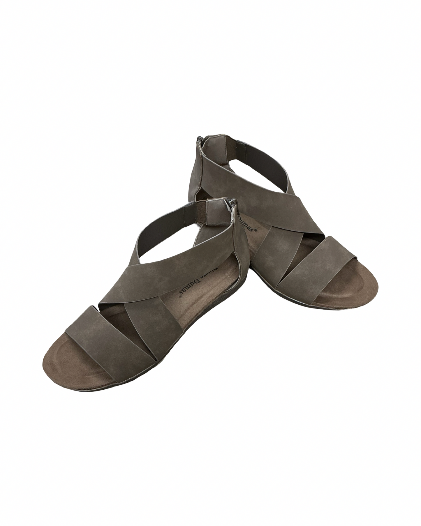 Sandals Flats By Pierre Dumas In Brown, Size:7.5