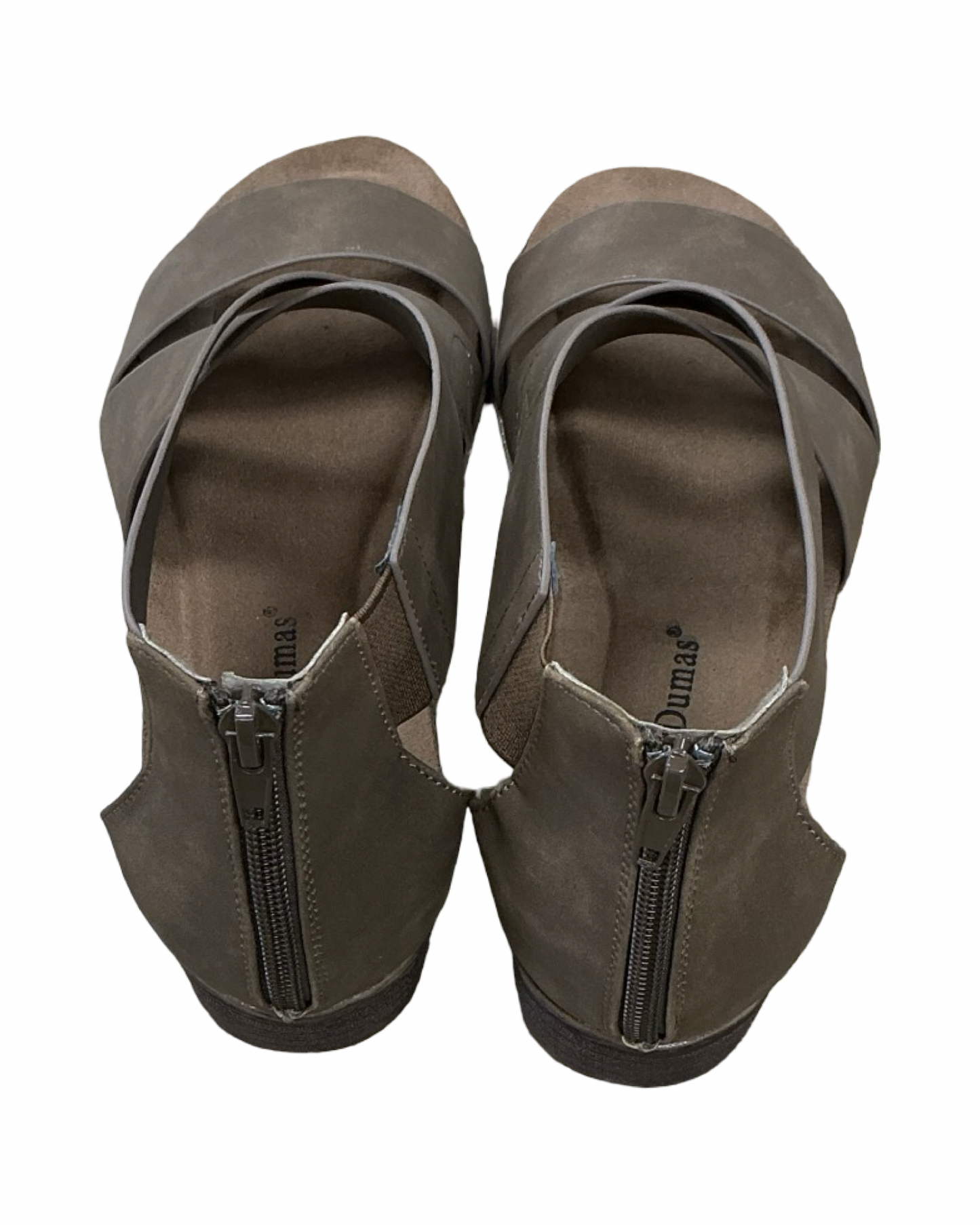 Sandals Flats By Pierre Dumas In Brown, Size:7.5