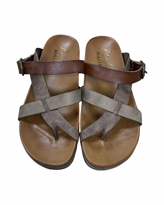 Sandals Flats By Blowfish In Brown, Size:7.5
