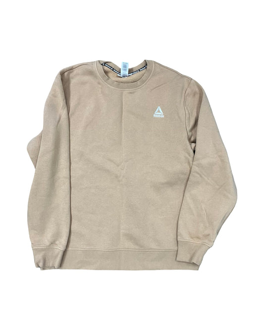 Sweatshirt Crewneck By Reebok In Tan, Size:L