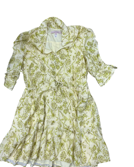 Dress Casual Midi By Hutch In Yellow, Size:Xl