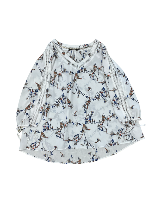Top Ls By Doe & Rae In White, Size:L