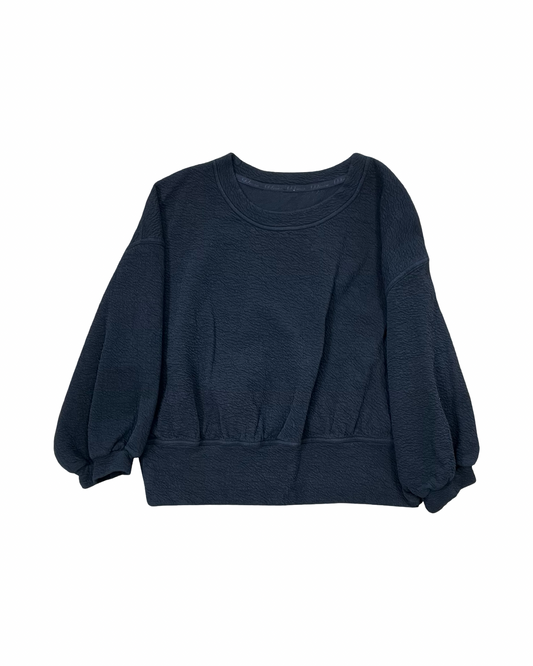 Athletic Top Ss By Lululemon In Black, Size:M