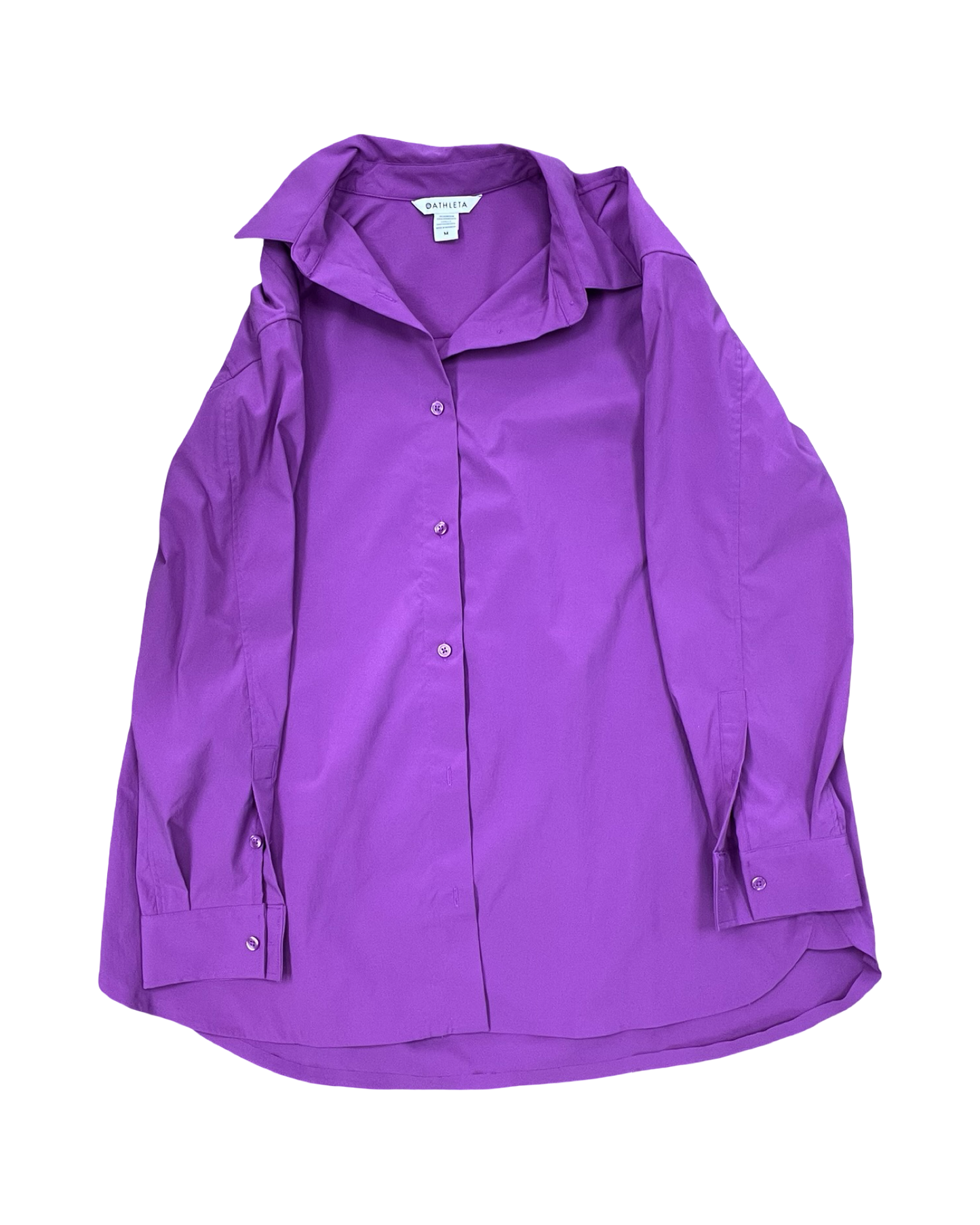 Blouse Ls By Athleta In Purple, Size:M