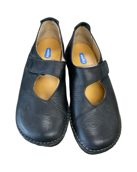 Shoes Flats By Clothes Mentor In Black, Size:8.5