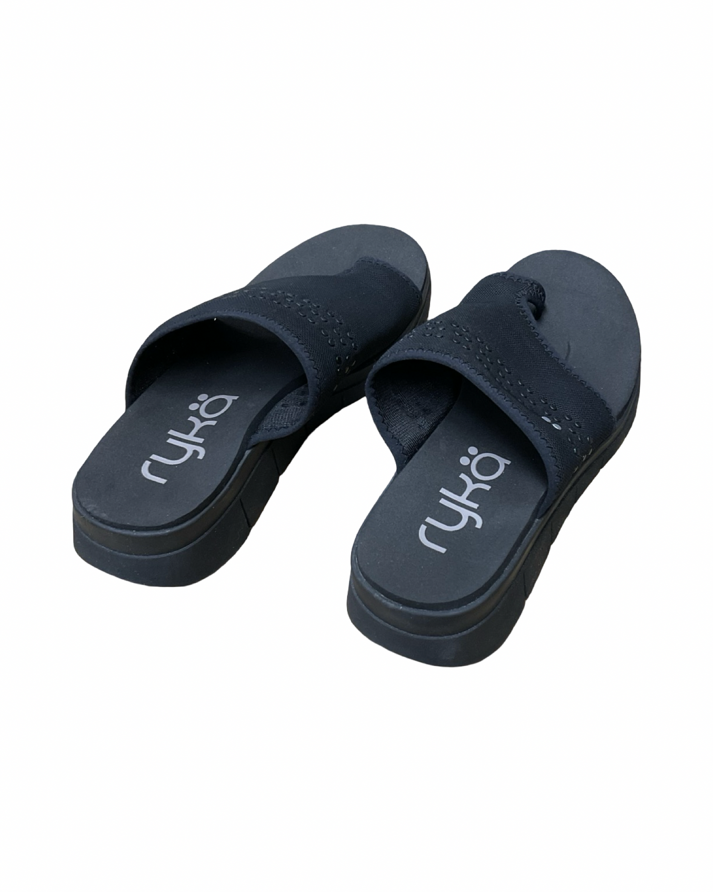 Sandals Flats By Ryka In Black, Size:6