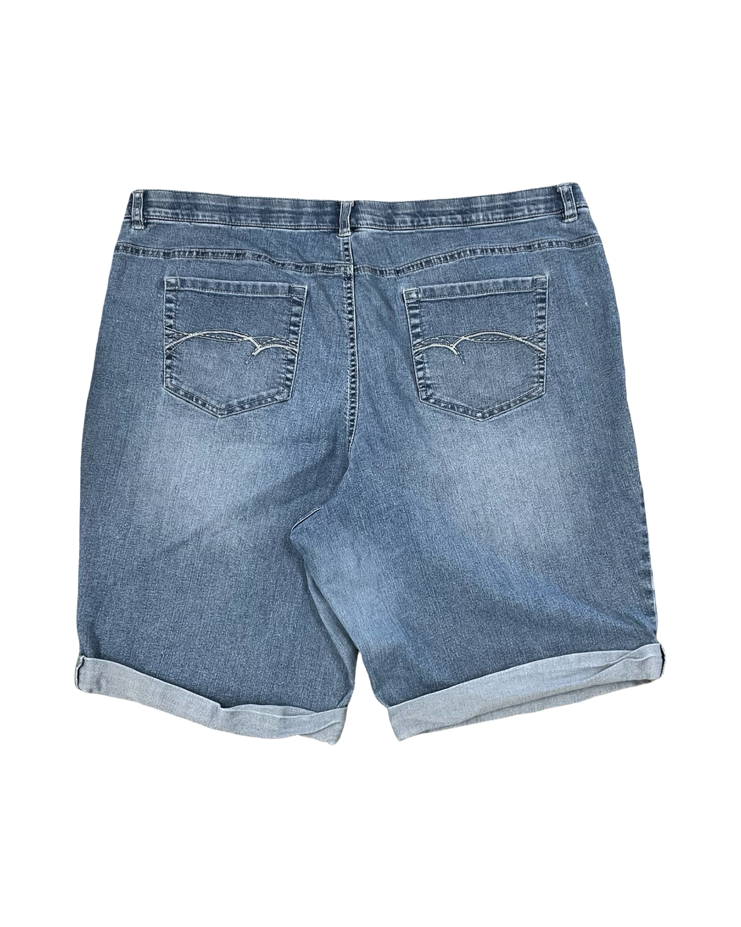 Shorts By Faded Glory In Blue Denim, Size:24