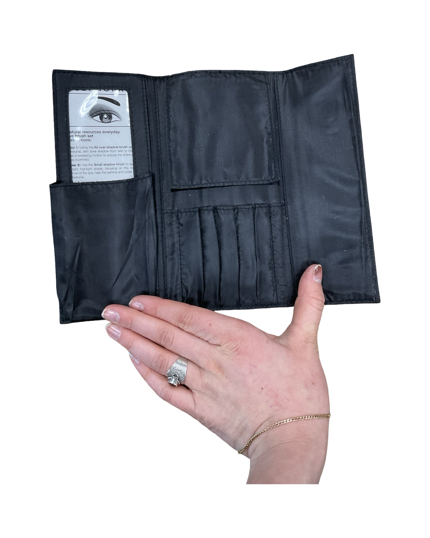 Makeup Bag By Clothes Mentor In White, Size:Small