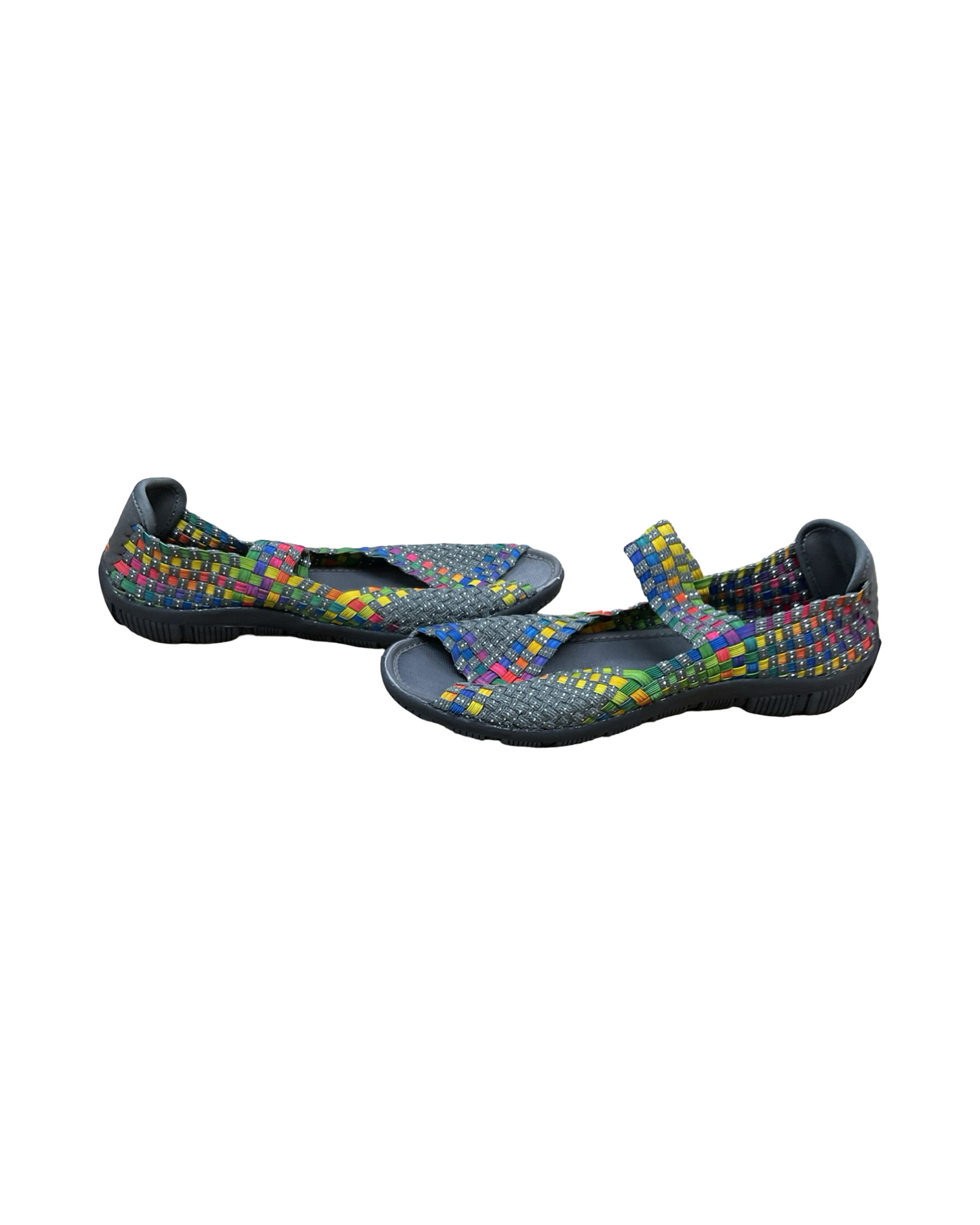 Sandals Sport By Clothes Mentor In Multi, Size:8