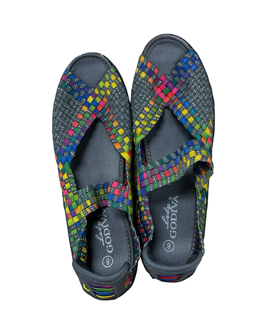 Sandals Sport By Clothes Mentor In Multi, Size:8