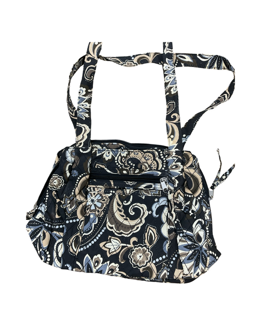 Handbag By Clothes Mentor In Black & Brown, Size:Medium