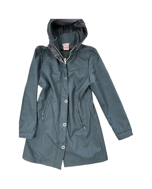 Coat Parka By Clothes Mentor In Black, Size:M
