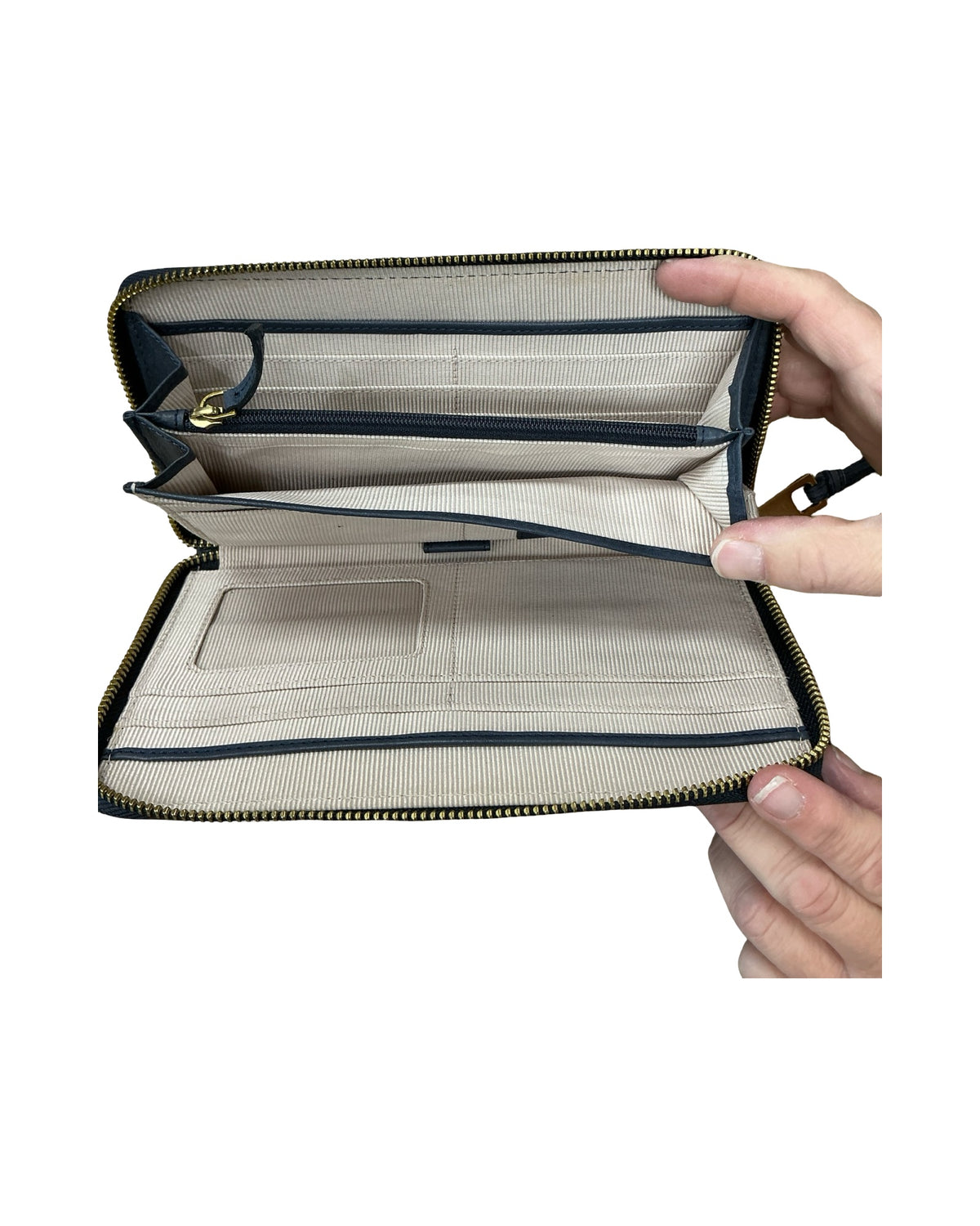 Wallet By Margot In Navy, Size:Medium