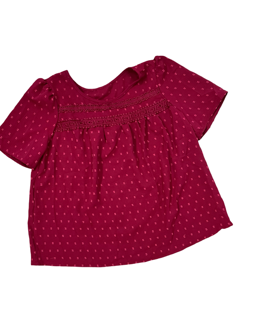 Top Ss By Clothes Mentor In Red, Size:L